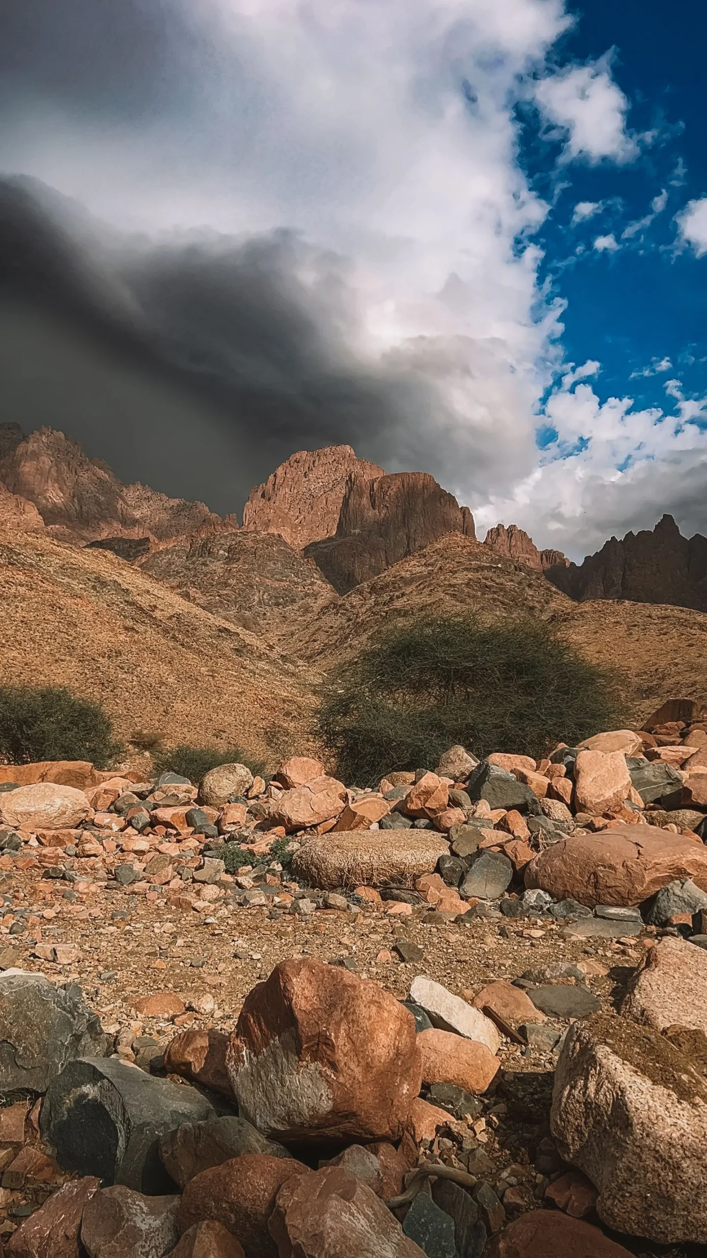 rocky desert mountain range jebel jais uae