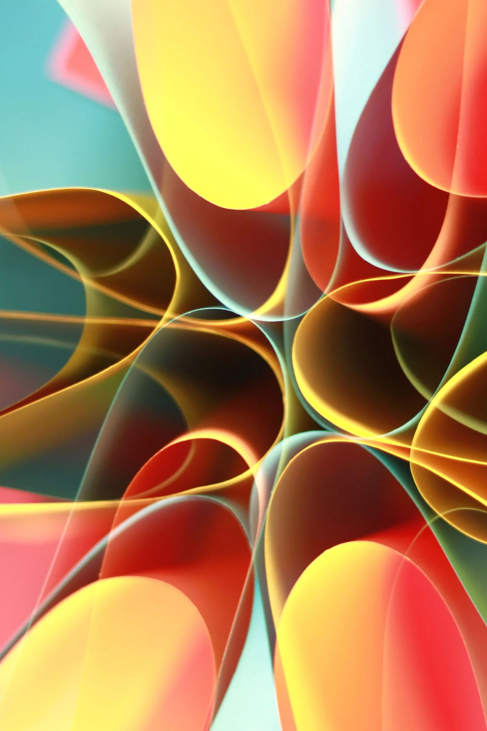 vivid abstract colorful digital pattern art